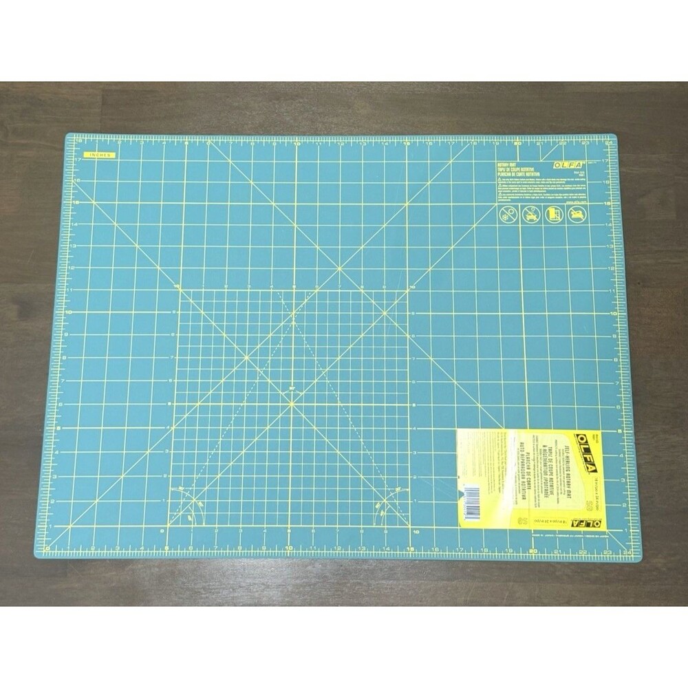 OLFA 18x24 Self Healing Rotary Cutting Mat RM-SG 9881 Green Sewing Quilting NEW